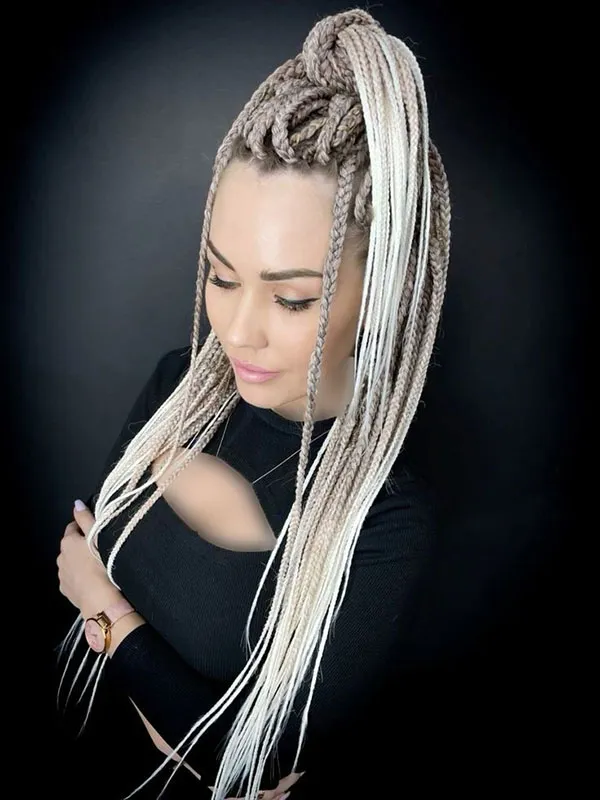 Long African hair weave 26