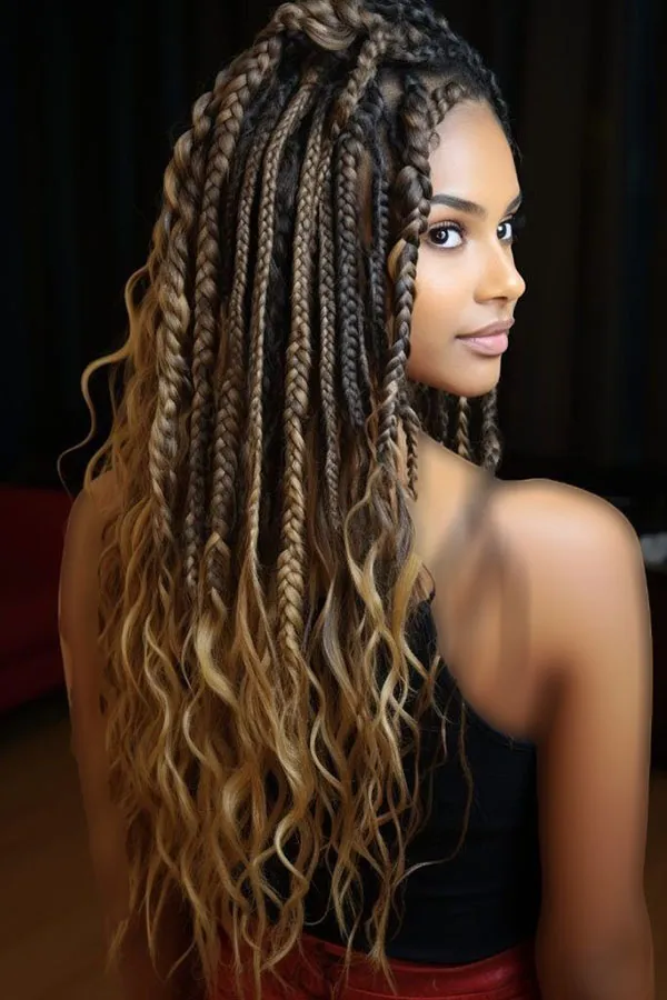 Long African hair weave 4