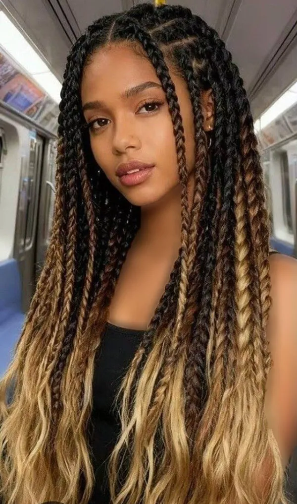 Long African hair weave 6