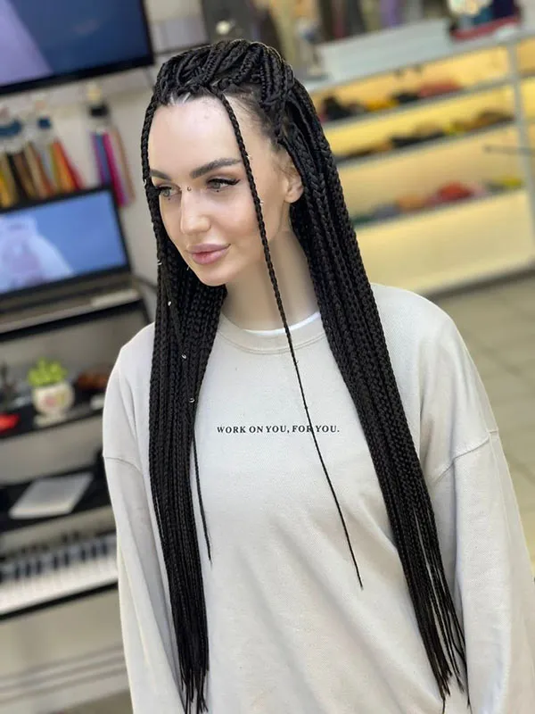 Long African hair weave 8