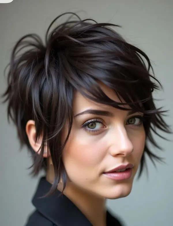 Long pixie hairstyle 18