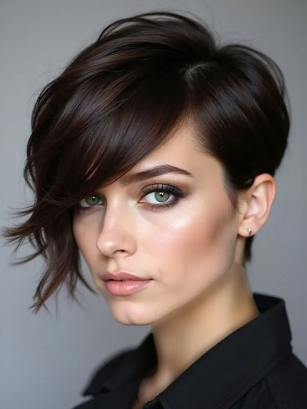 Long pixie hairstyle 8