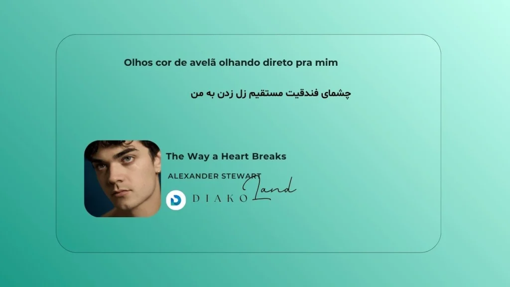 متن و ترجمه آهنگ Affettim Kendimi از Nikbinler 3 متن و ترجمه آهنگ The Way a Heart Breaks از Alexander Stewart
