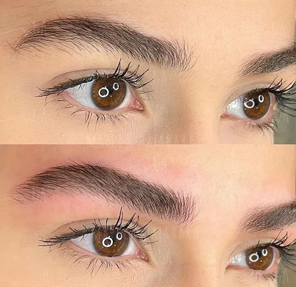 Micro eyebrow model for girls 11