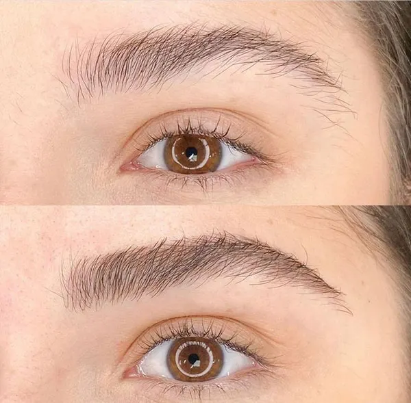 Micro eyebrow model for girls 19