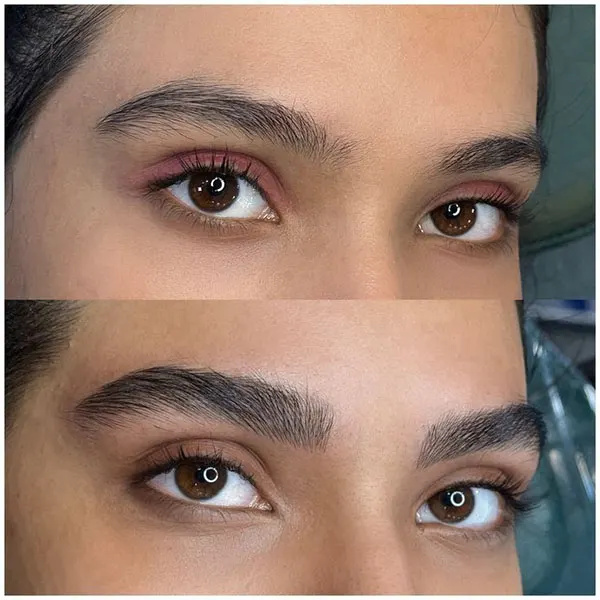 Micro eyebrow model for girls 21