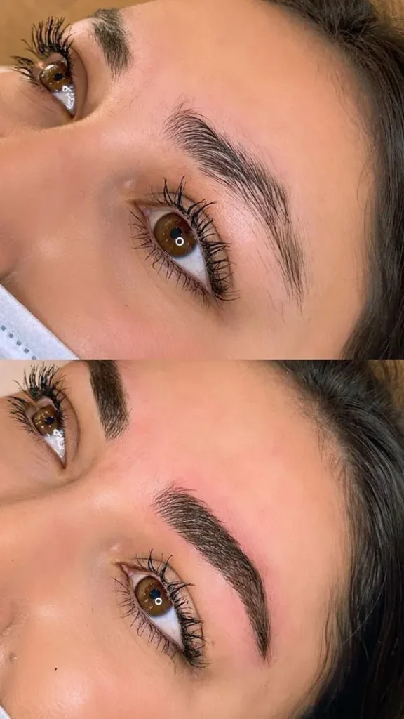 Micro eyebrow model for girls 22