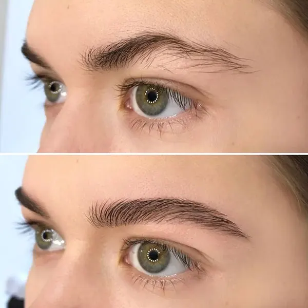 Micro eyebrow model for girls 26