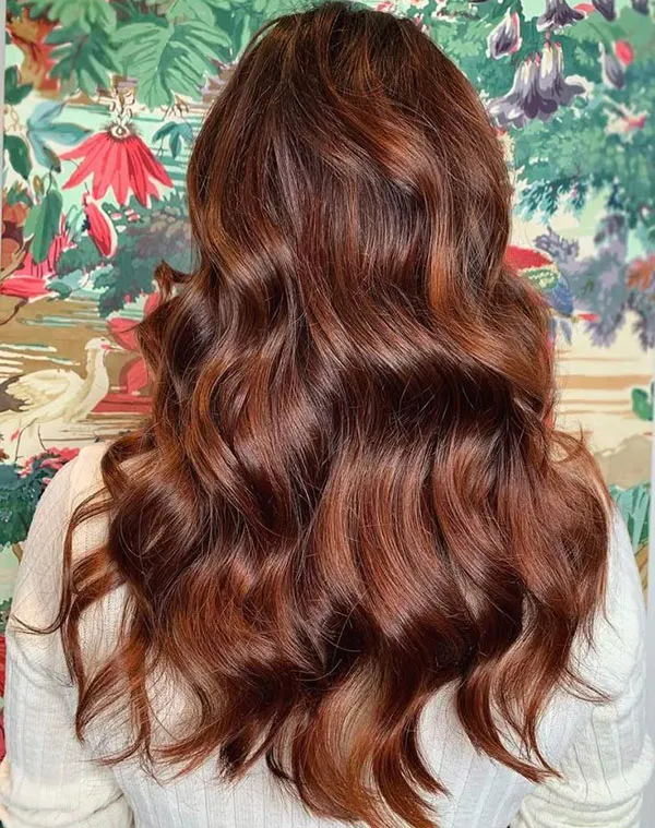 Natural chocolate hair color 11