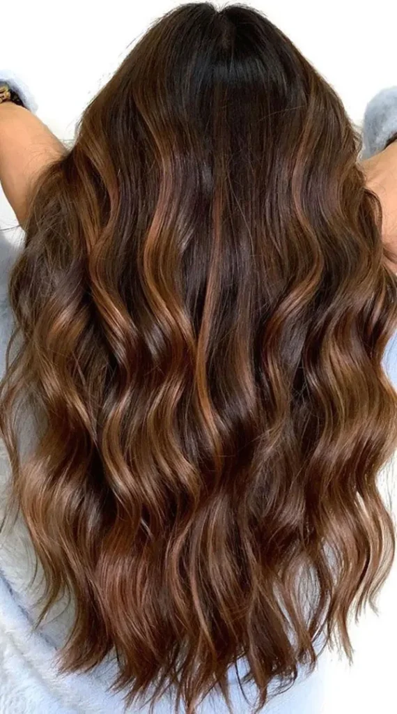 Natural chocolate hair color 14