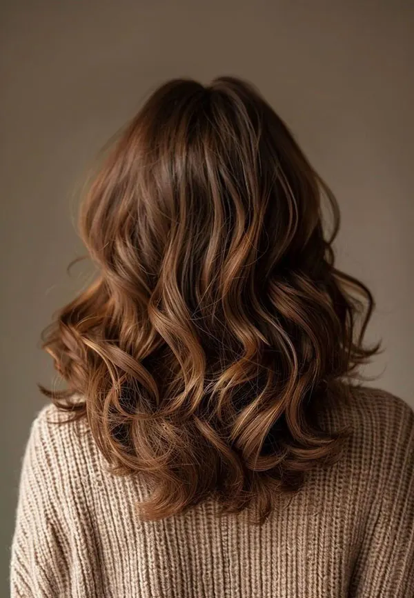 Natural chocolate hair color 16