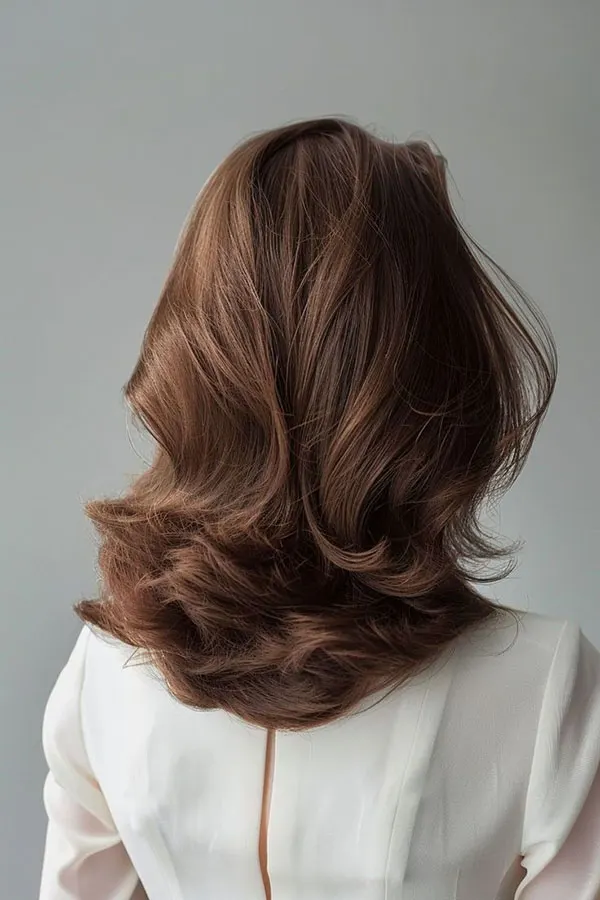 Natural chocolate hair color 28