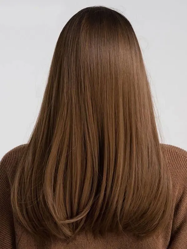 Natural chocolate hair color 6