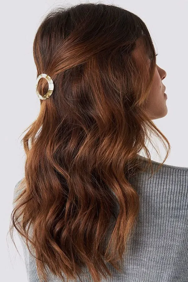 Natural chocolate hair color 9