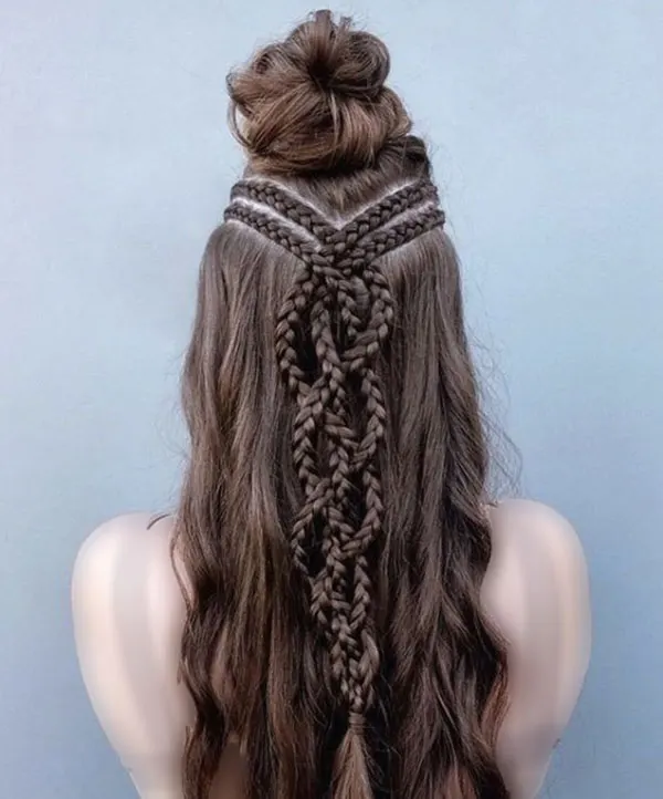 New girls hair weave model 10