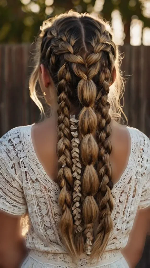 New girls hair weave model 21