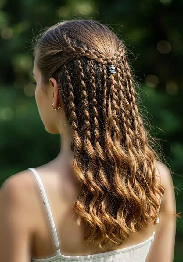 New girls hair weave model 28