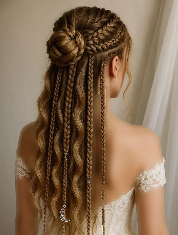 New girls hair weave model 29