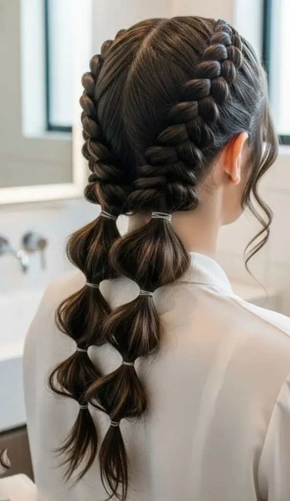 New girls hair weave model 31