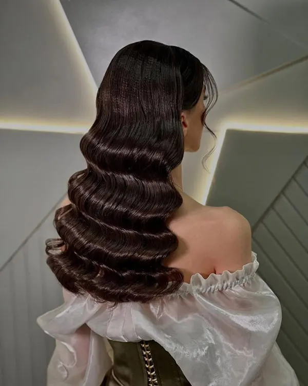 New retro hairstyle 22