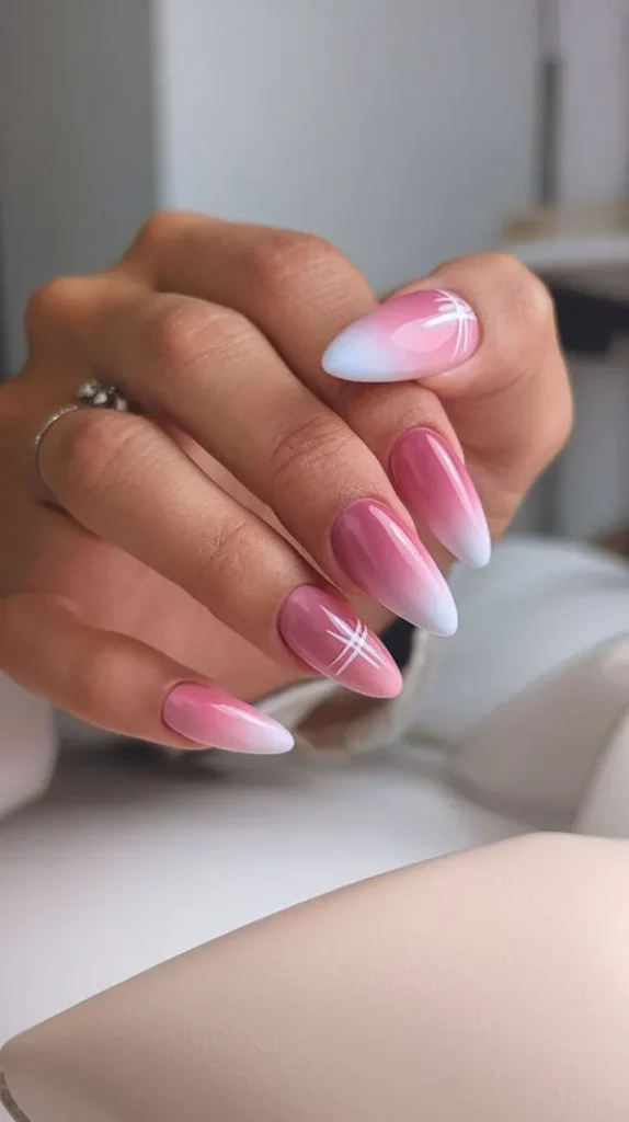 37 مدل آمبره ناخن دخترانه؛ ترند دلبر و خاص برای دخترای مینیمال 😍 30 Ombre nail model 28