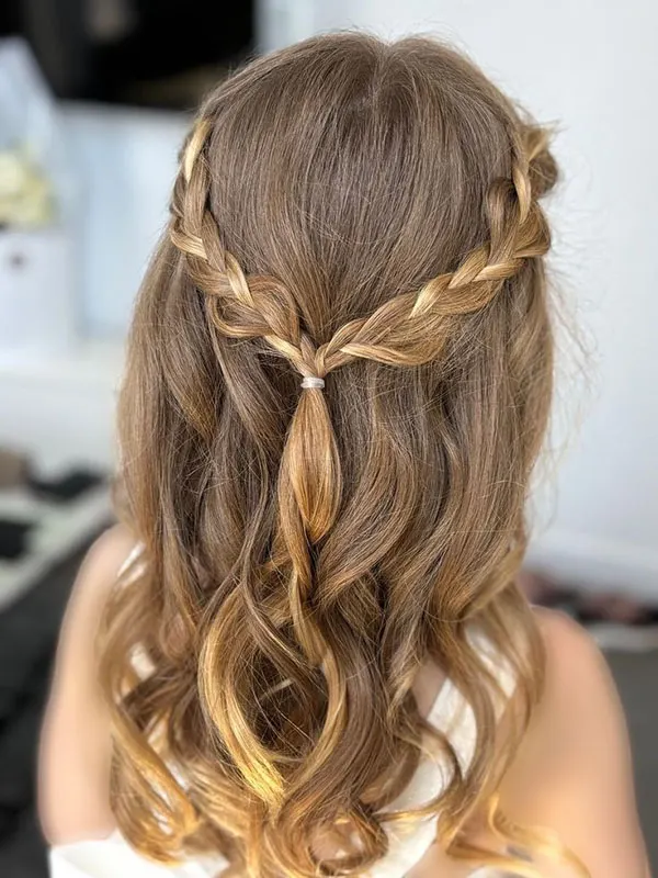34 مدل بافت مو مجلسی باز دخترونه | استایل رویايی برای مهمونیای خاص! 24 Open backed hair weave model 18