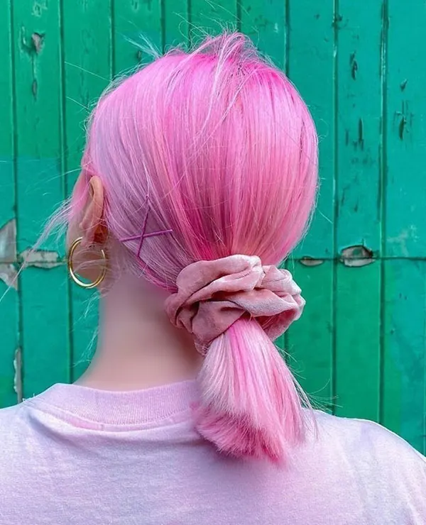 جدیدترین رنگ مو صورتی پاستیلی 2025 | vibe ملایم و رویایی برای موهات😍 22 Pastel pink hair color 16