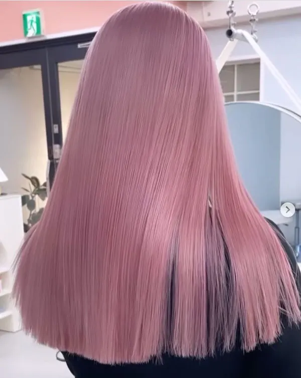 جدیدترین رنگ مو صورتی پاستیلی 2025 | vibe ملایم و رویایی برای موهات😍 20 Pastel pink hair color 17