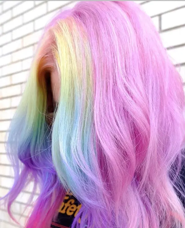 جدیدترین رنگ مو صورتی پاستیلی 2025 | vibe ملایم و رویایی برای موهات😍 10 Pastel pink hair color 33