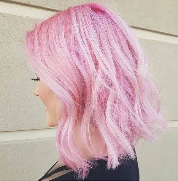 جدیدترین رنگ مو صورتی پاستیلی 2025 | vibe ملایم و رویایی برای موهات😍 15 Pastel pink hair color 9