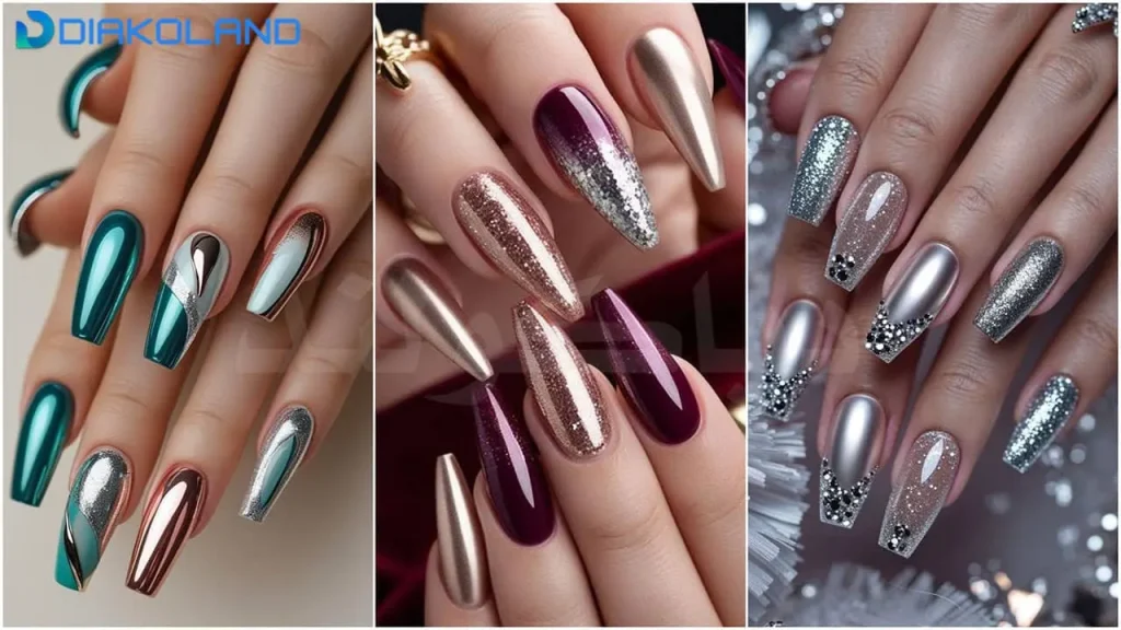 33 مدل کاشت ناخن یلدایی – از فرنچ تا طرحهای پر انرژی شب یلدا 💅 3 عکس کاشت ناخن زیبا