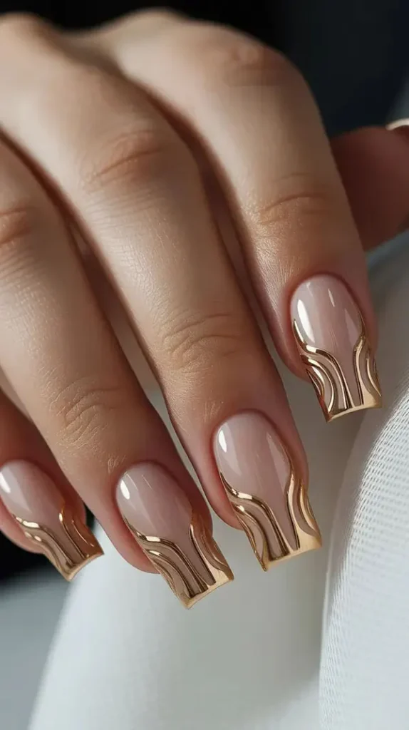 35 عکس کاشت ناخن زیبا؛ ترکیب مات و براق برای استایل خاص 💅 30 Photo of beautiful nail planting 19