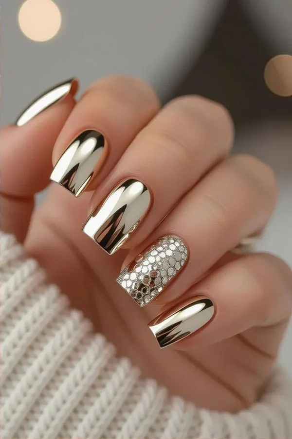 35 عکس کاشت ناخن زیبا؛ ترکیب مات و براق برای استایل خاص 💅 35 Photo of beautiful nail planting 27
