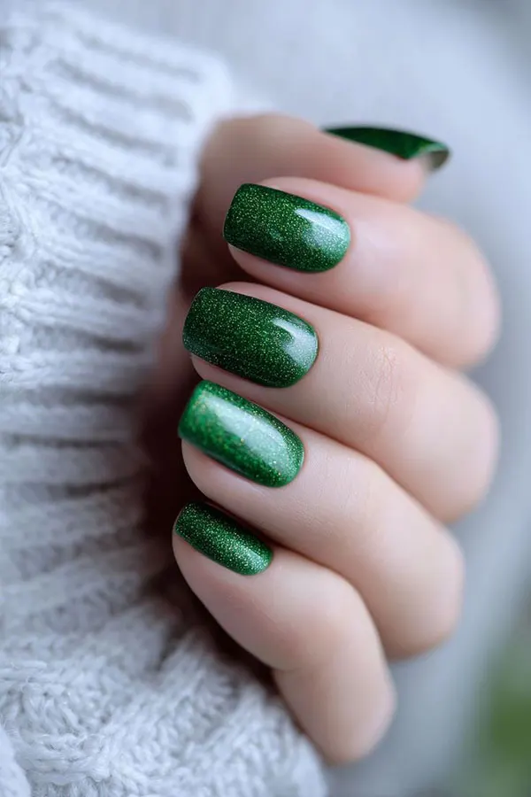 Photo of green nails 24
