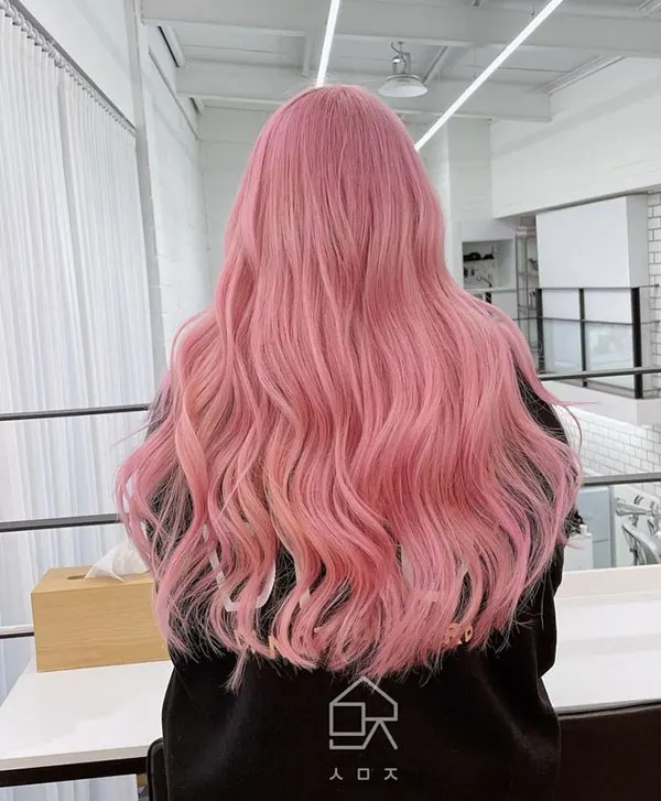Pink hair color 1