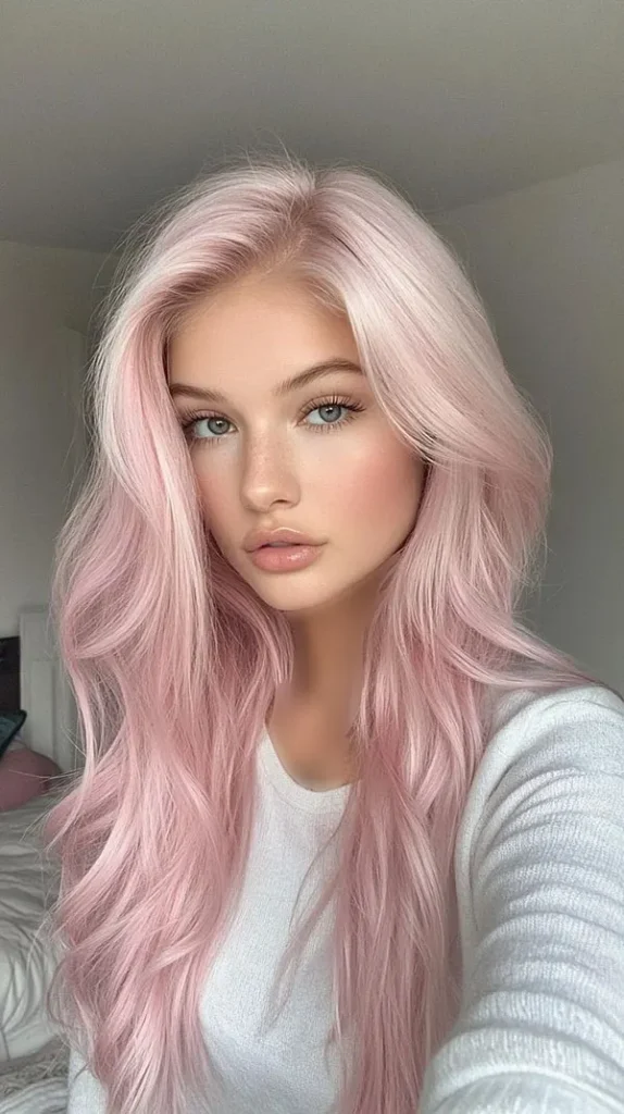 Pink hair color 10