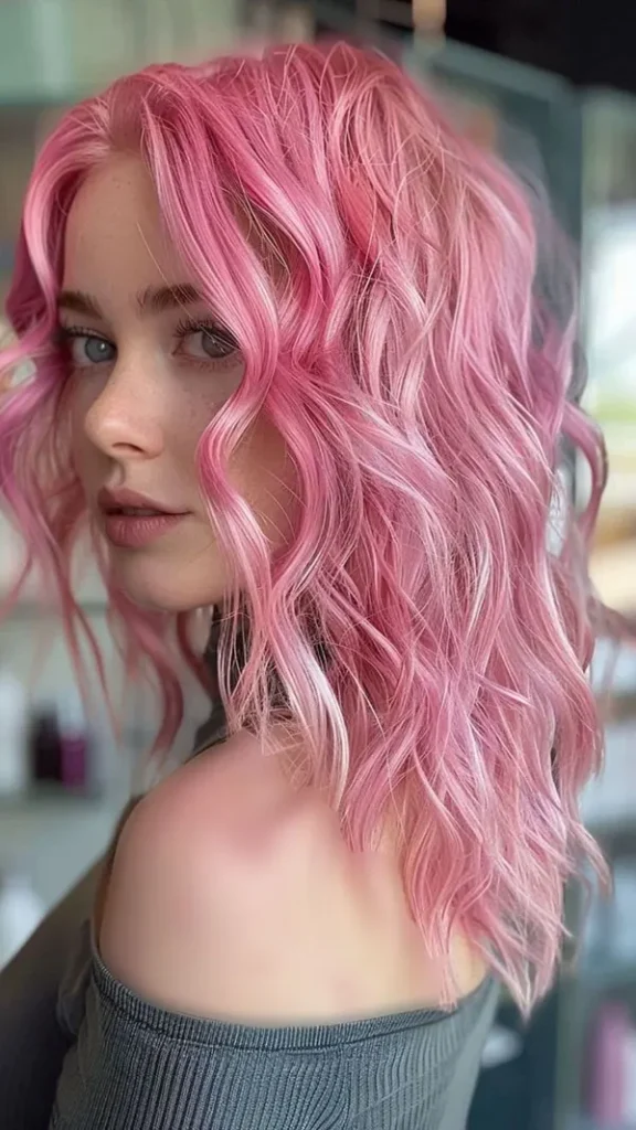 Pink hair color 13