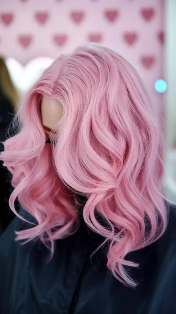 Pink hair color 19