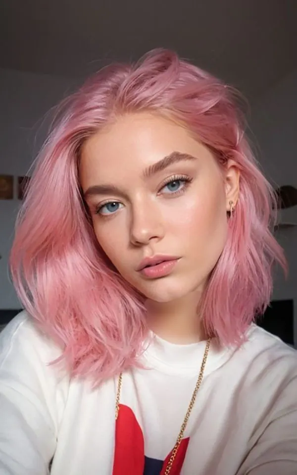 Pink hair color 7