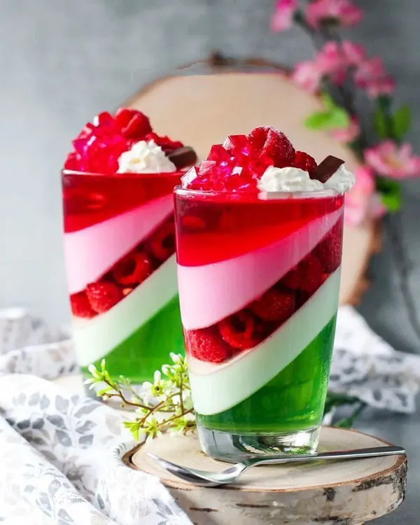 34 مدل ژله اناری: ؛ ایدهای براق و خوشگل برای میز شب یلدا❤️ 12 Pomegranate jelly model 10