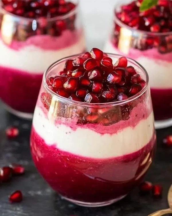34 مدل ژله اناری: ؛ ایدهای براق و خوشگل برای میز شب یلدا❤️ 15 Pomegranate jelly model 13