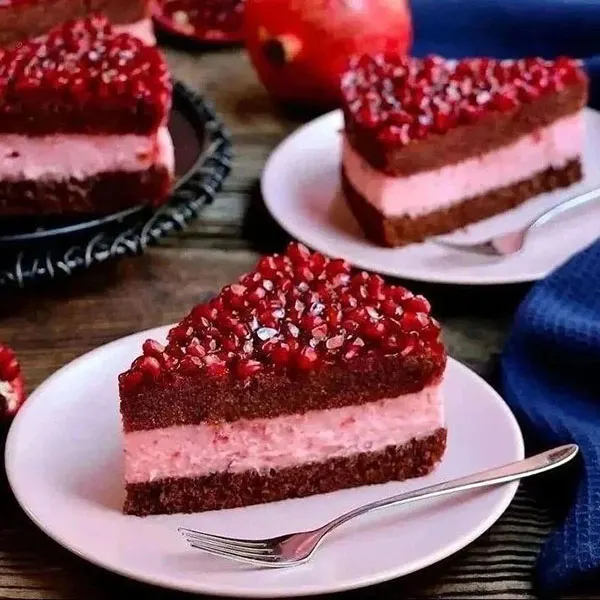 34 مدل ژله اناری: ؛ ایدهای براق و خوشگل برای میز شب یلدا❤️ 19 Pomegranate jelly model 16