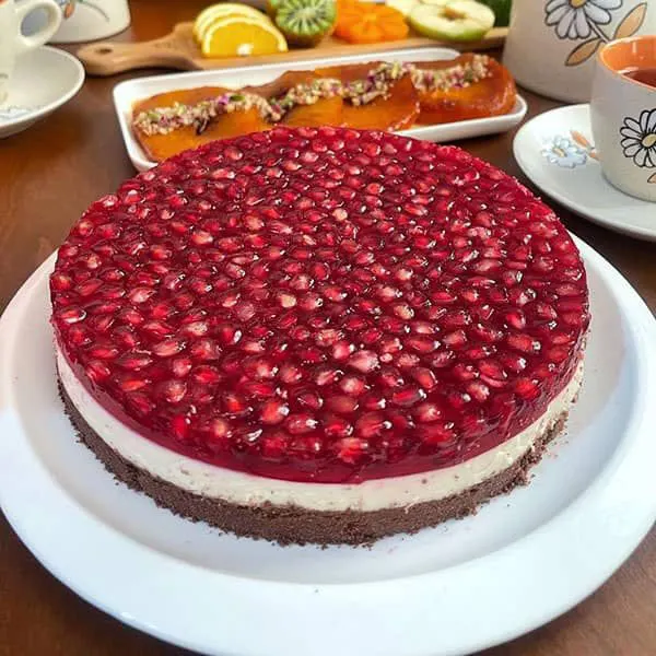 34 مدل ژله اناری: ؛ ایدهای براق و خوشگل برای میز شب یلدا❤️ 24 Pomegranate jelly model 20