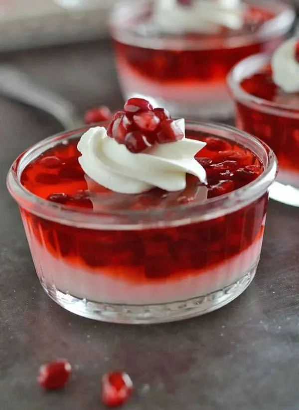 34 مدل ژله اناری: ؛ ایدهای براق و خوشگل برای میز شب یلدا❤️ 33 Pomegranate jelly model 31