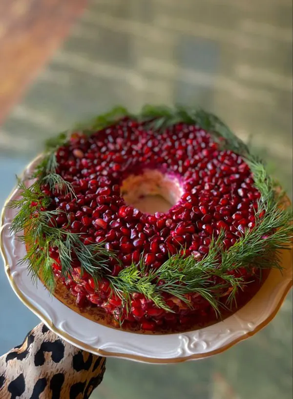 34 مدل ژله اناری: ؛ ایدهای براق و خوشگل برای میز شب یلدا❤️ 7 Pomegranate jelly model 4