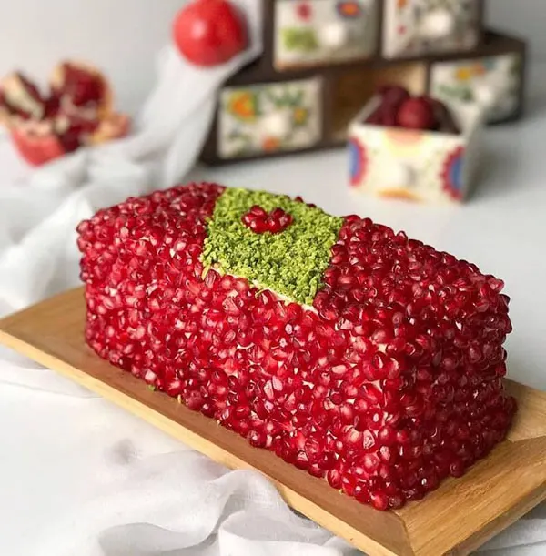 34 مدل ژله اناری: ؛ ایدهای براق و خوشگل برای میز شب یلدا❤️ 11 Pomegranate jelly model 7