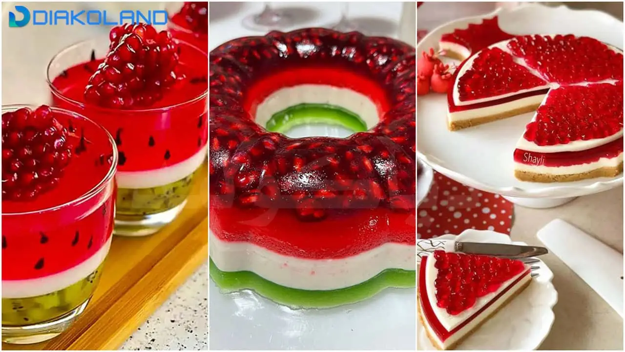 مدل ژله اناری