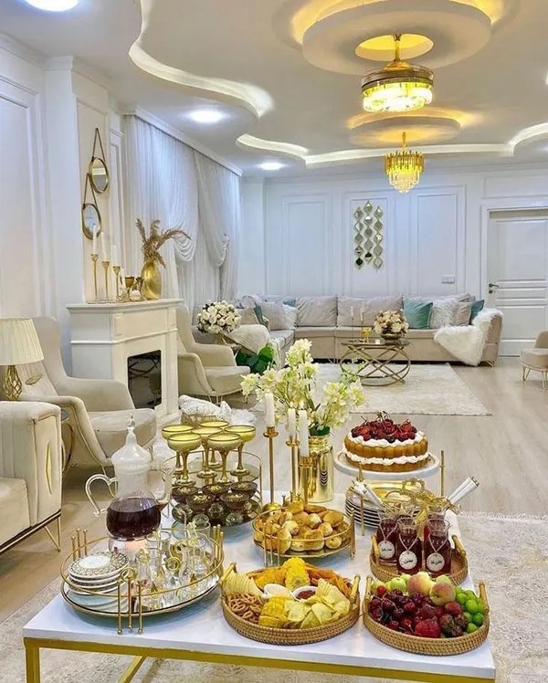 Reception table arrangement 4