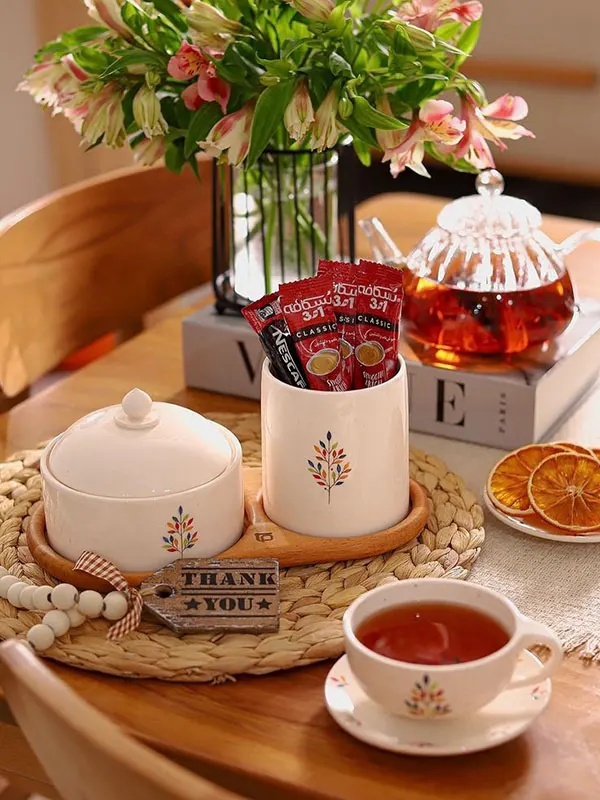Reception table arrangement 8