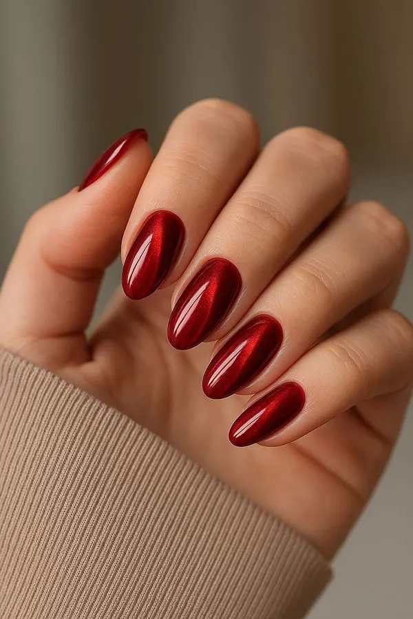 Red nail design 22